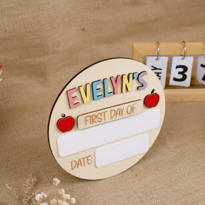 Rainbow First Day of School Sign | Personalized Rainbow Back to School Sign | Reusable Rainbow School Sign for First Day - Image 8