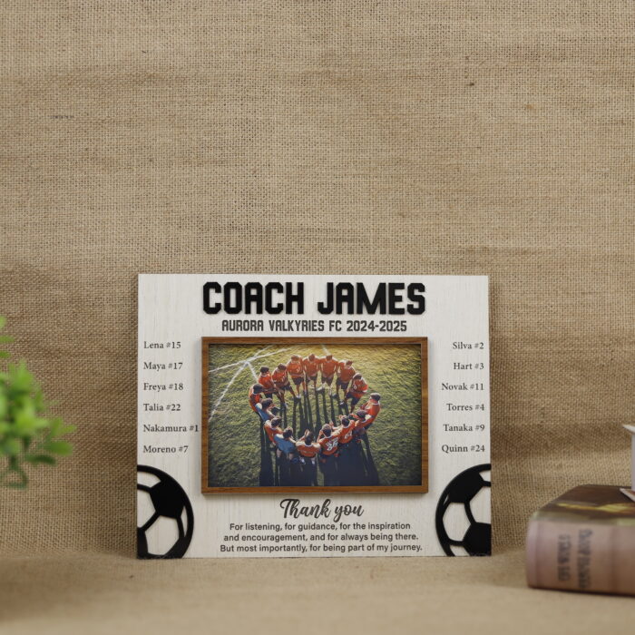 Soccer Coach Award Photo Frame - Personalized Gift | Personalized Soccer Coach Frame – End-of-Season Gift - Image 9