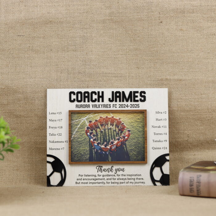 Soccer Coach Award Photo Frame - Personalized Gift | Personalized Soccer Coach Frame – End-of-Season Gift - Image 8