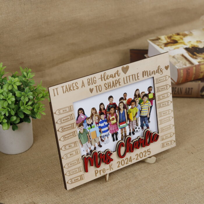 Personalized Class Photo Frame End Of - Teacher Appreciation Keepsake | Colorful Back to School Dry Erase Sign Gift - Image 11