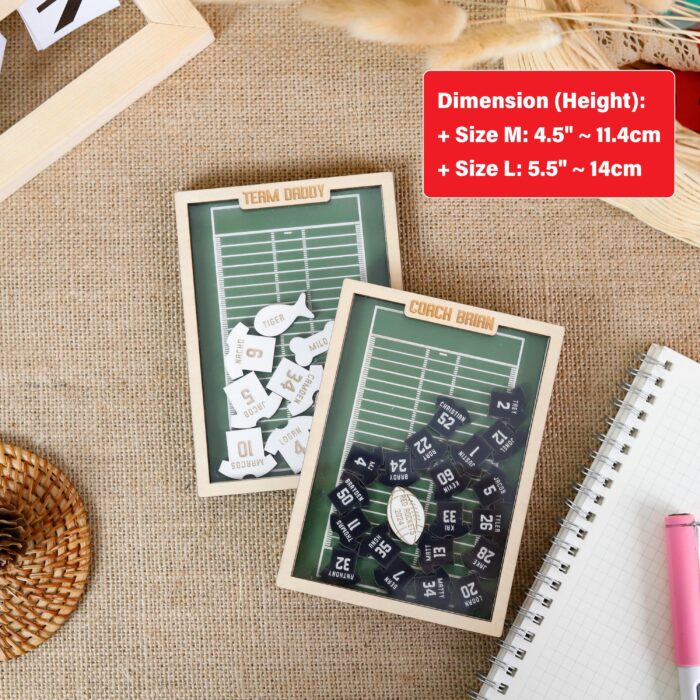 Football Coach Fridge Magnet Custom | Personalized Football Coach Magnet – Custom Gift for End-of-Season Appreciation | Custom Football Coach Fridge Magnet - Image 2