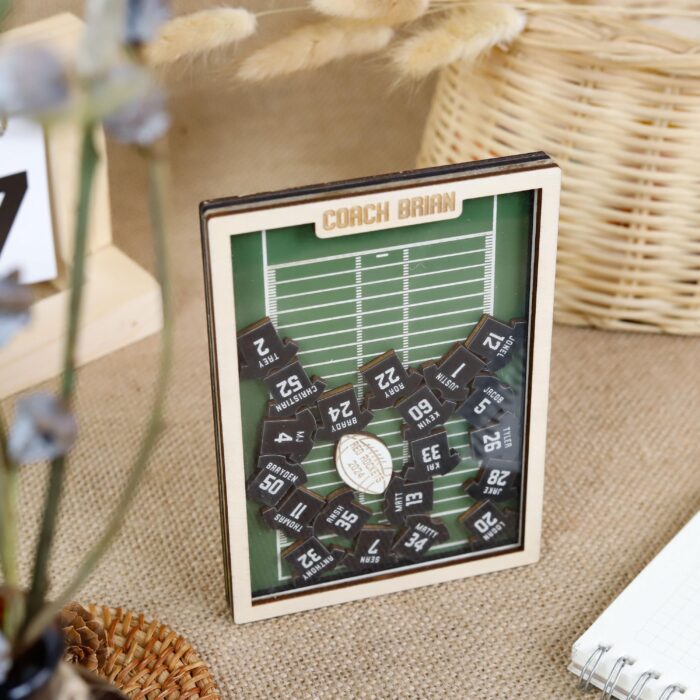 Football Coach Fridge Magnet Custom | Personalized Football Coach Magnet – Custom Gift for End-of-Season Appreciation | Custom Football Coach Fridge Magnet - Image 9
