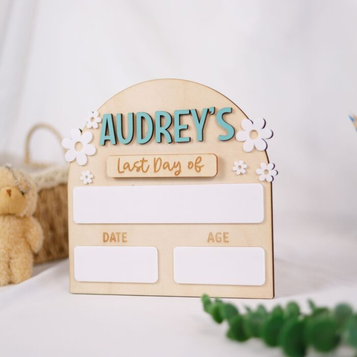 Personalized Kids School Sign First Day - Reusable Photo Prop | Custom Kids School Sign – First Day Photo Prop - Image 6