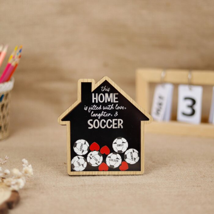 Soccer Family Fridge Magnet Custom | Personalized Soccer Family Magnet – Custom Team Gift for Fans & Players | Custom Soccer Fridge Magnet – Unique Gift for Teams, Kids & Coaches