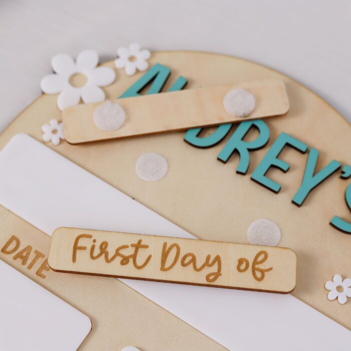 Personalized Kids School Sign First Day - Reusable Photo Prop | Custom Kids School Sign – First Day Photo Prop - Image 10