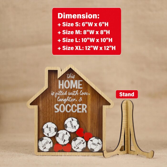 Soccer Family Shaker Personalized | End of Season Soccer Gift – Personalized Team Shaker Magnet Keepsake for Families - Image 2