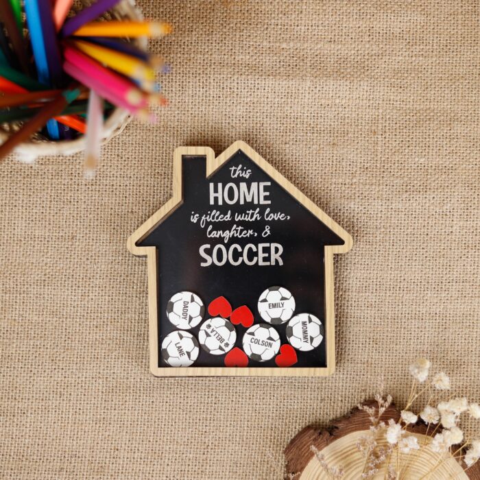 Soccer Family Fridge Magnet Custom | Personalized Soccer Family Magnet – Custom Team Gift for Fans & Players | Custom Soccer Fridge Magnet – Unique Gift for Teams, Kids & Coaches - Image 4