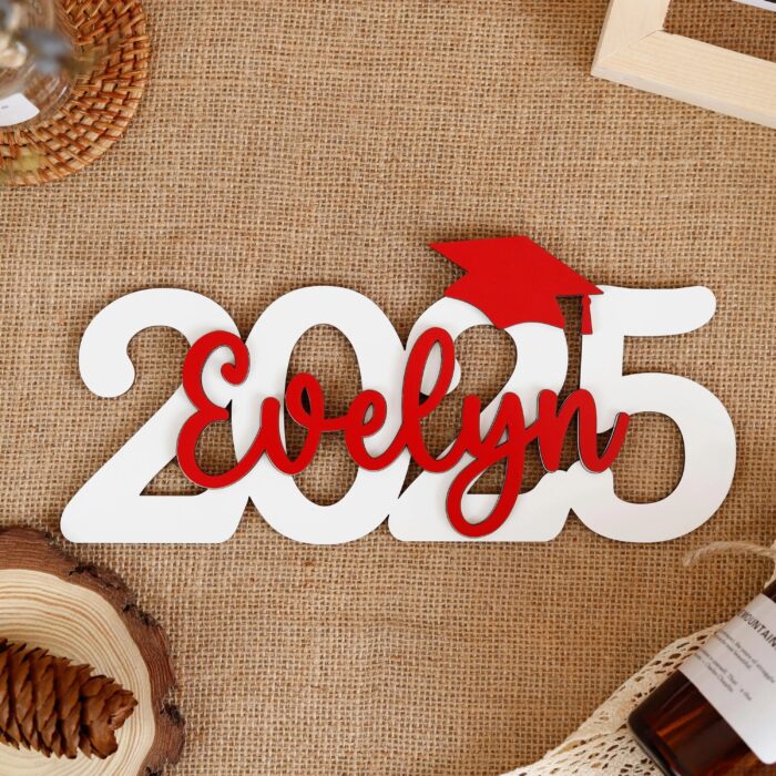 Class of 2025 Grad Sign Custom | Personalized Gift for Grads and Celebrations | Personalized Class of 2025 Sign – Graduation Party Decor and Gift Idea - Image 4