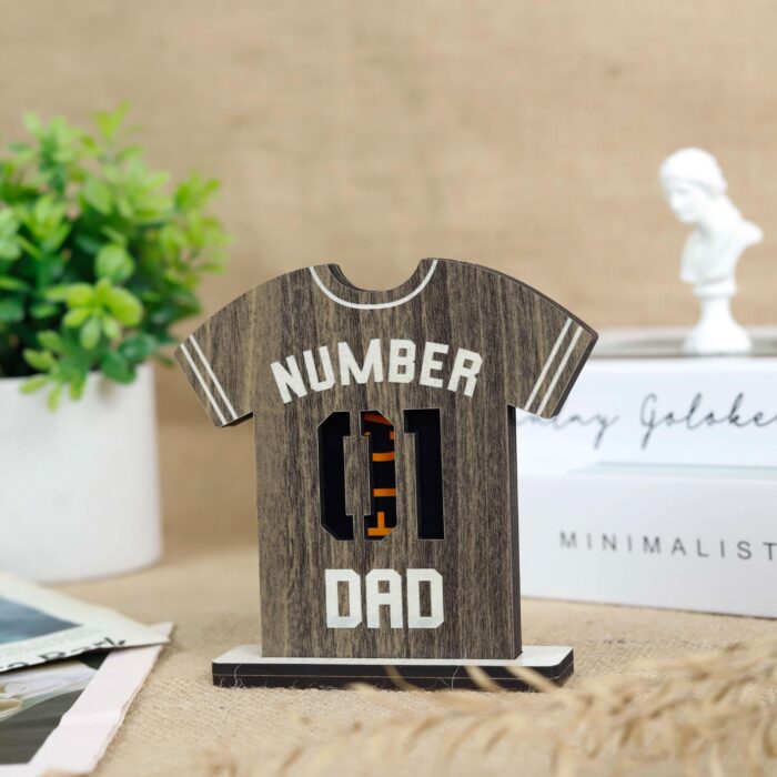 Dad Jersey Gift Card Holder Custom | Personalized Dad Jersey Gift Card Holder – Unique Father’s Day Gift Keepsake for Sports-Loving Dads - Image 4