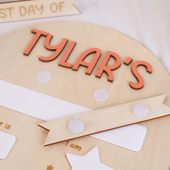 Dry Erase School Sign – Personalized First & Last Day Board |  Back to School Sign – Custom Milestone Photo Keepsake Board - Image 11