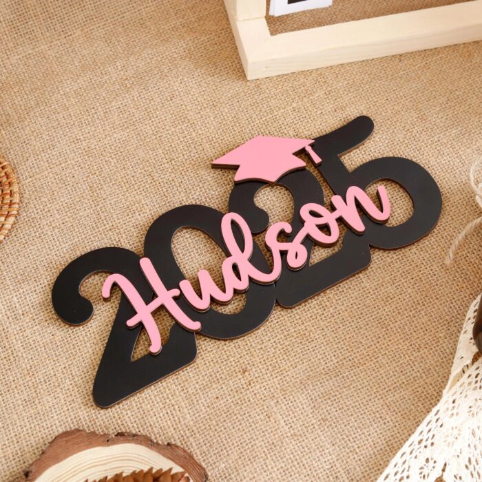 Class of 2025 Grad Sign Custom | Personalized Gift for Grads and Celebrations | Personalized Class of 2025 Sign – Graduation Party Decor and Gift Idea - Image 5