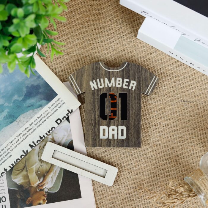 Dad Jersey Gift Card Holder Custom | Personalized Dad Jersey Gift Card Holder – Unique Father’s Day Gift Keepsake for Sports-Loving Dads - Image 5