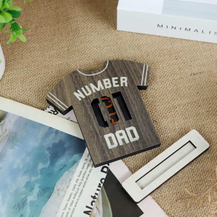 Dad Jersey Gift Card Holder Custom | Personalized Dad Jersey Gift Card Holder – Unique Father’s Day Gift Keepsake for Sports-Loving Dads - Image 10