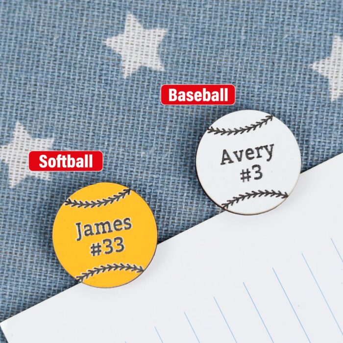 Softball Baseball Coach Photo Frame | Personalized Coach Picture Frame for Team Memories | Custom Coach Photo Frame – Softball & Baseball Gift - Image 4