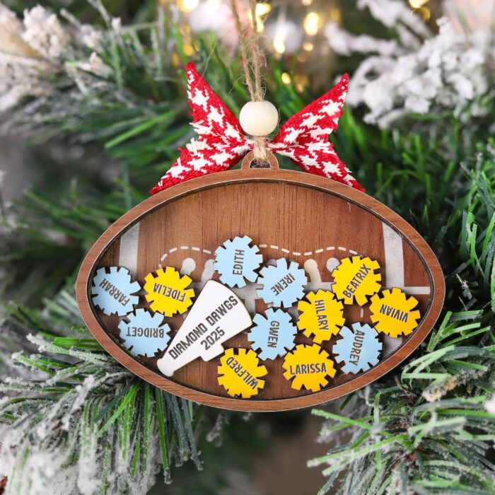 Personalized 4D Cheer Coach Shaker Ornament | Personalized Ornament - Image 9