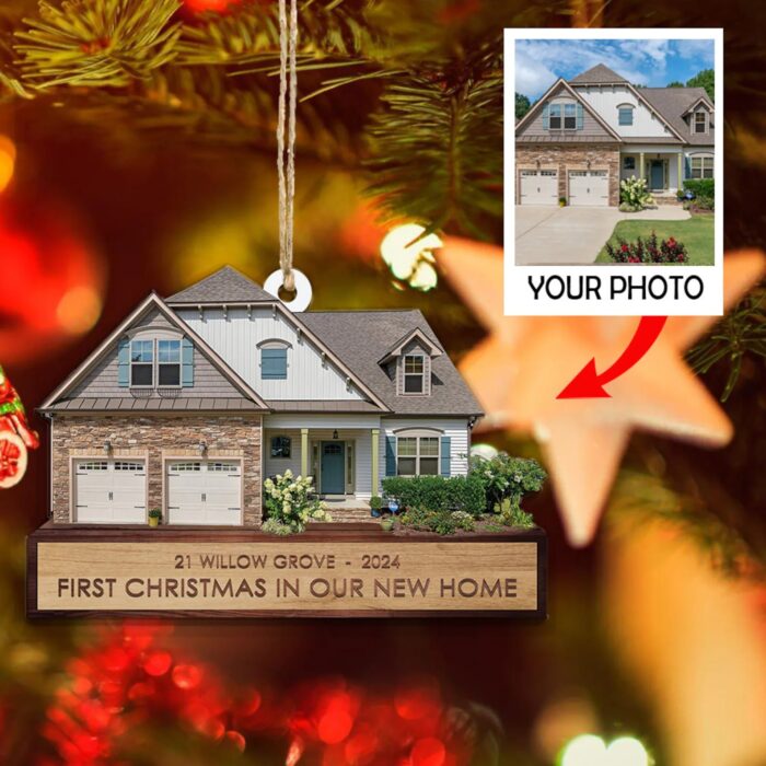 Personalized First Christmas in Our New Home Ornament | Personalized Ornament - Image 5