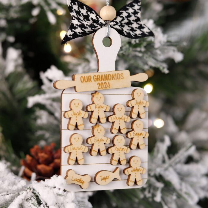 Personalized Gingerbread Tray Ornament | Personalized Ornament - Image 7