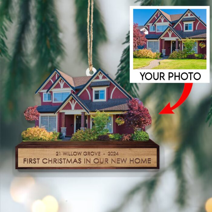 Personalized First Christmas in Our New Home Ornament | Personalized Ornament - Image 6