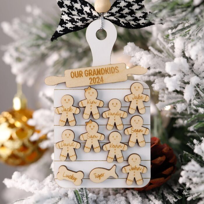 Personalized Gingerbread Tray Ornament | Personalized Ornament - Image 6