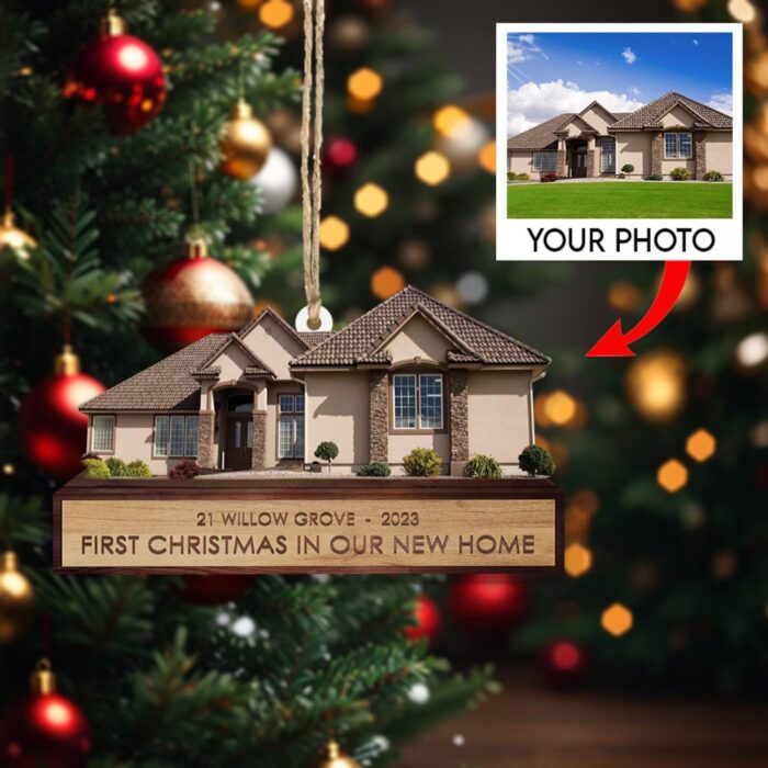 Personalized First Christmas in Our New Home Ornament | Personalized Ornament - Image 7