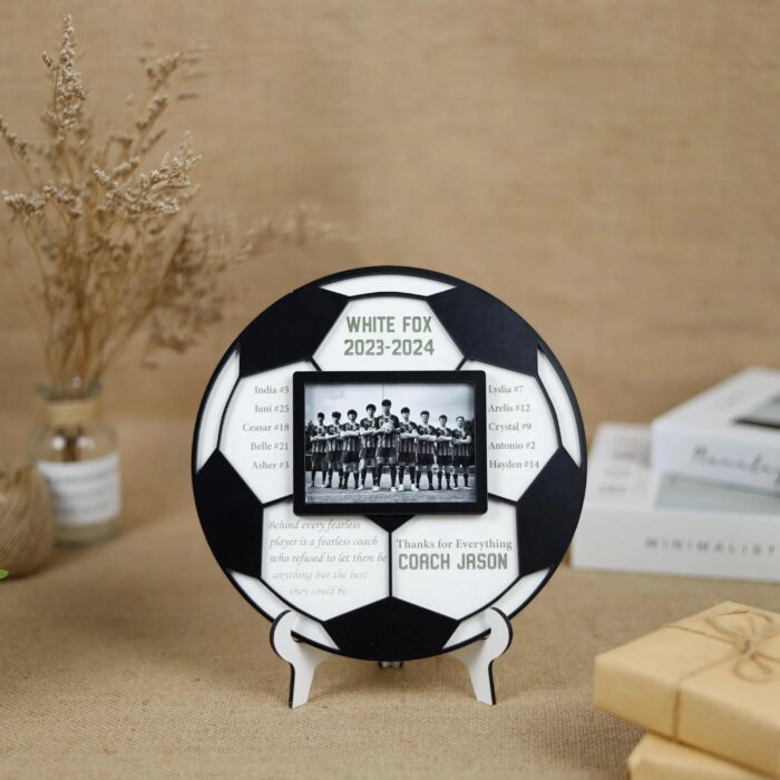 Personalized Soccer Coach Photo Frame Gift | Personalized Gift