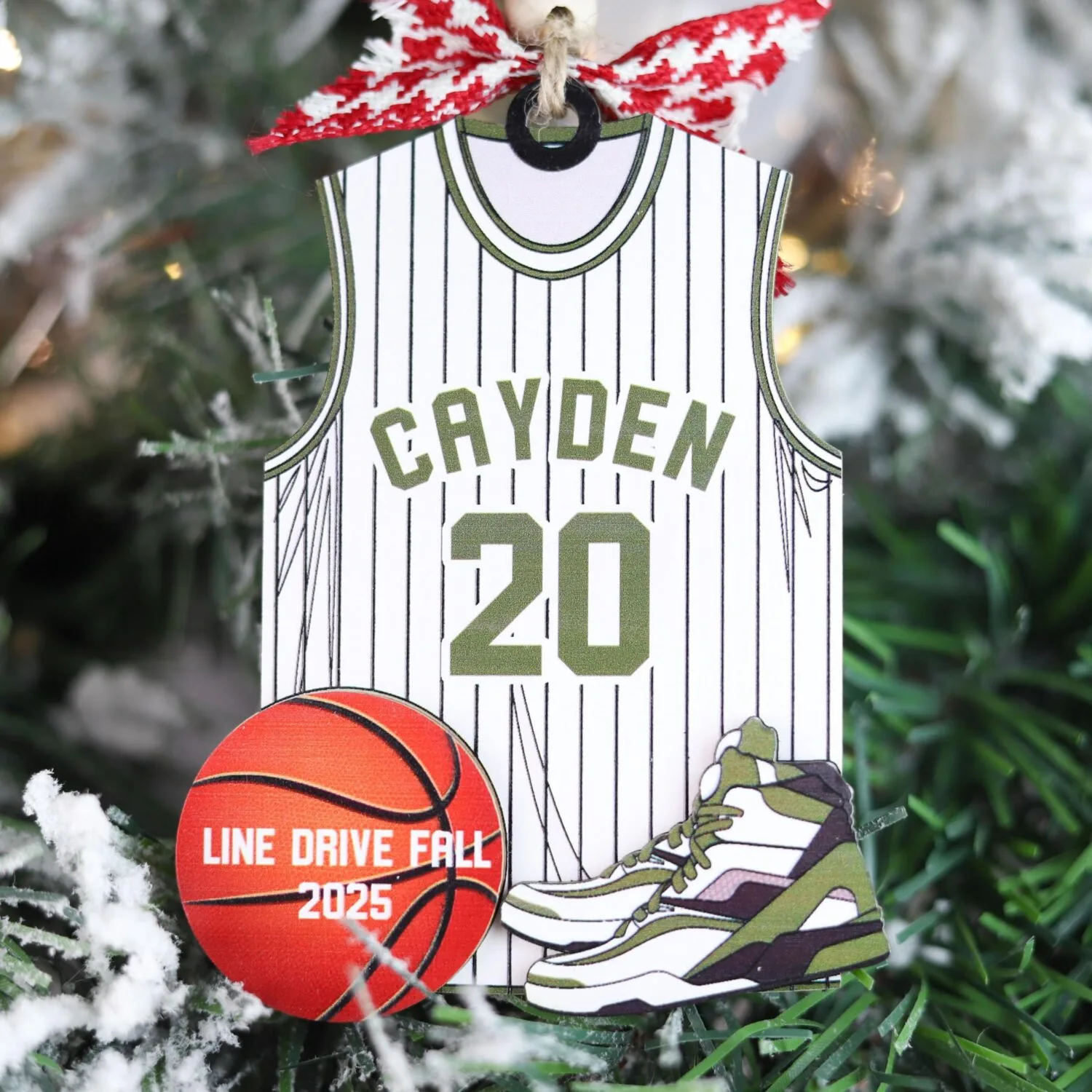 Personalized Basketball Player Christmas Ornament | Personalized Ornament - Image 10