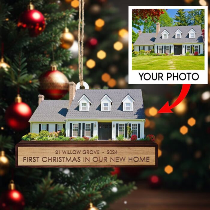 Personalized First Christmas in Our New Home Ornament | Personalized Ornament - Image 8
