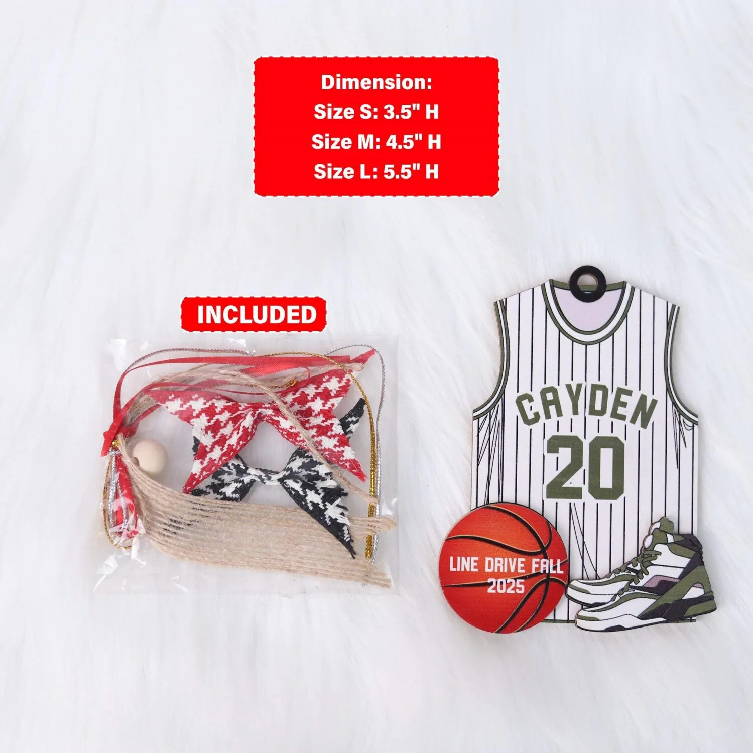Personalized Basketball Player Christmas Ornament | Personalized Ornament - Image 2
