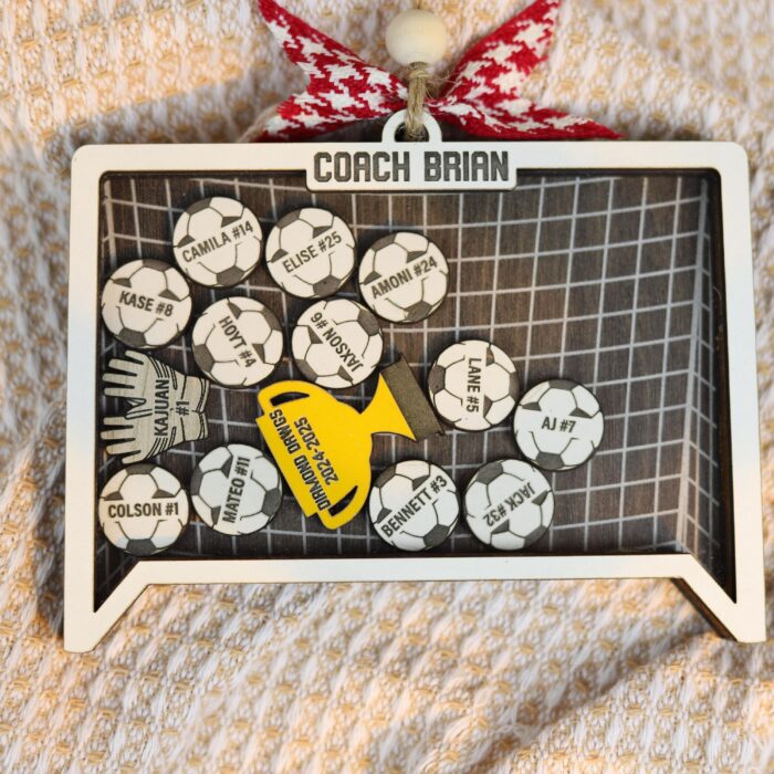 Personalized Soccer Coach Team Ornament | Personalized Ornament