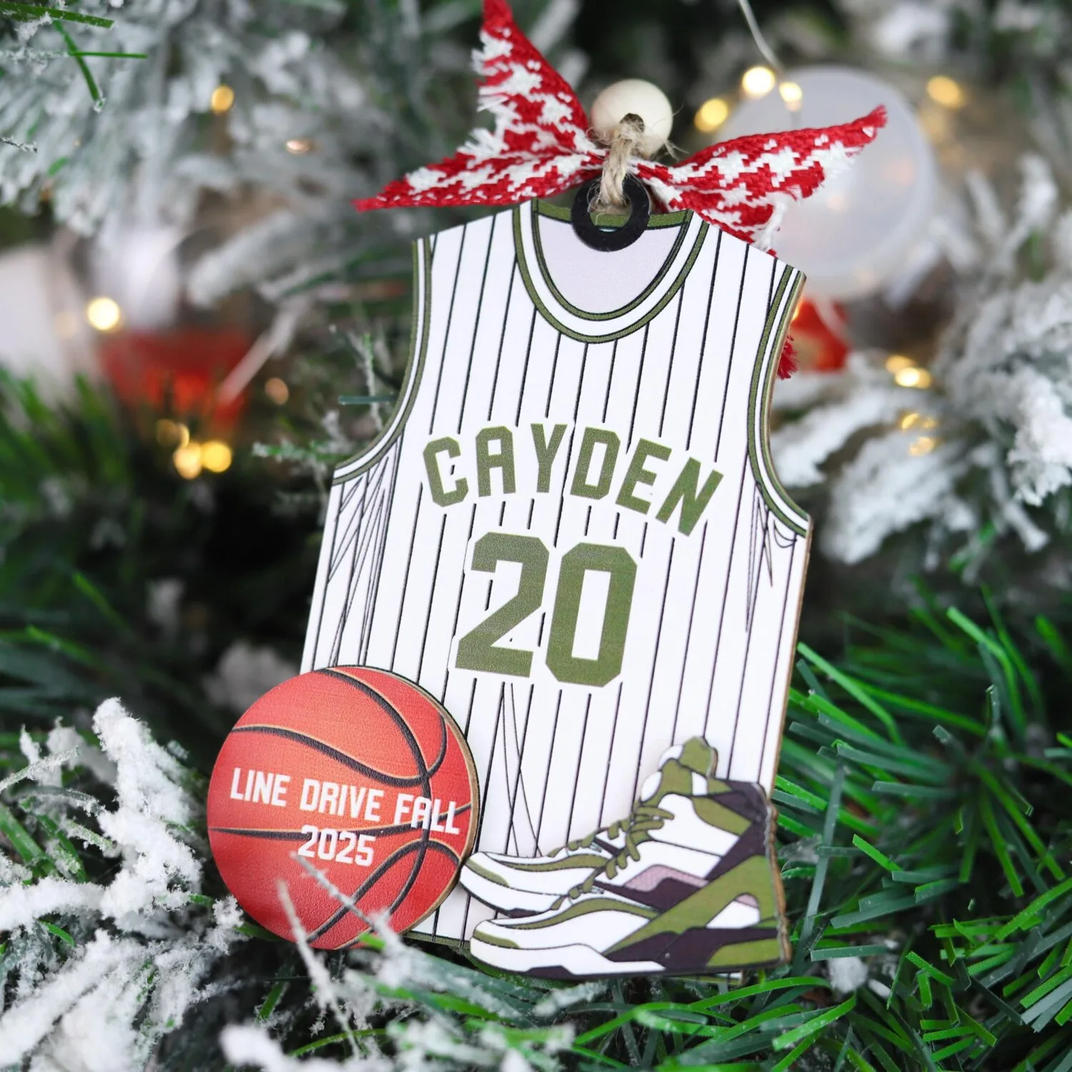 Personalized Basketball Player Christmas Ornament | Personalized Ornament - Image 6