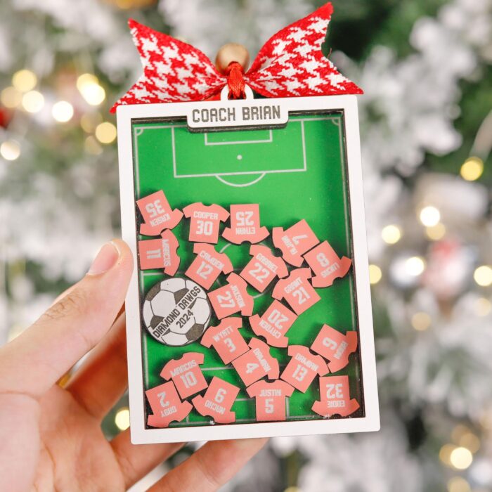 Personalized Soccer Shaker Ornament | Personalized Ornament - Image 6