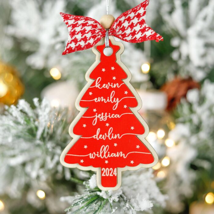 Personalized Grandkids & Pets Name Christmas Ornament | Personalized Ornament - Image 5
