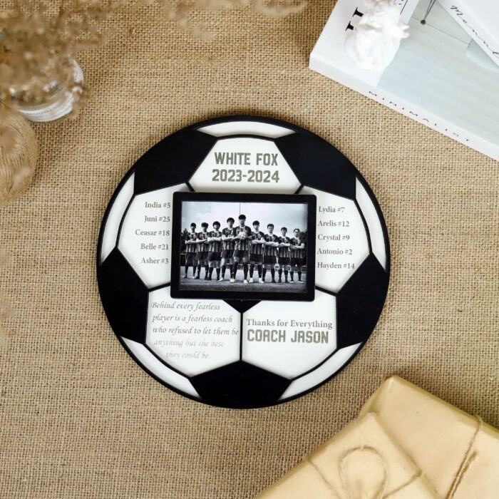 Personalized Soccer Coach Photo Frame Gift | Personalized Gift - Image 4