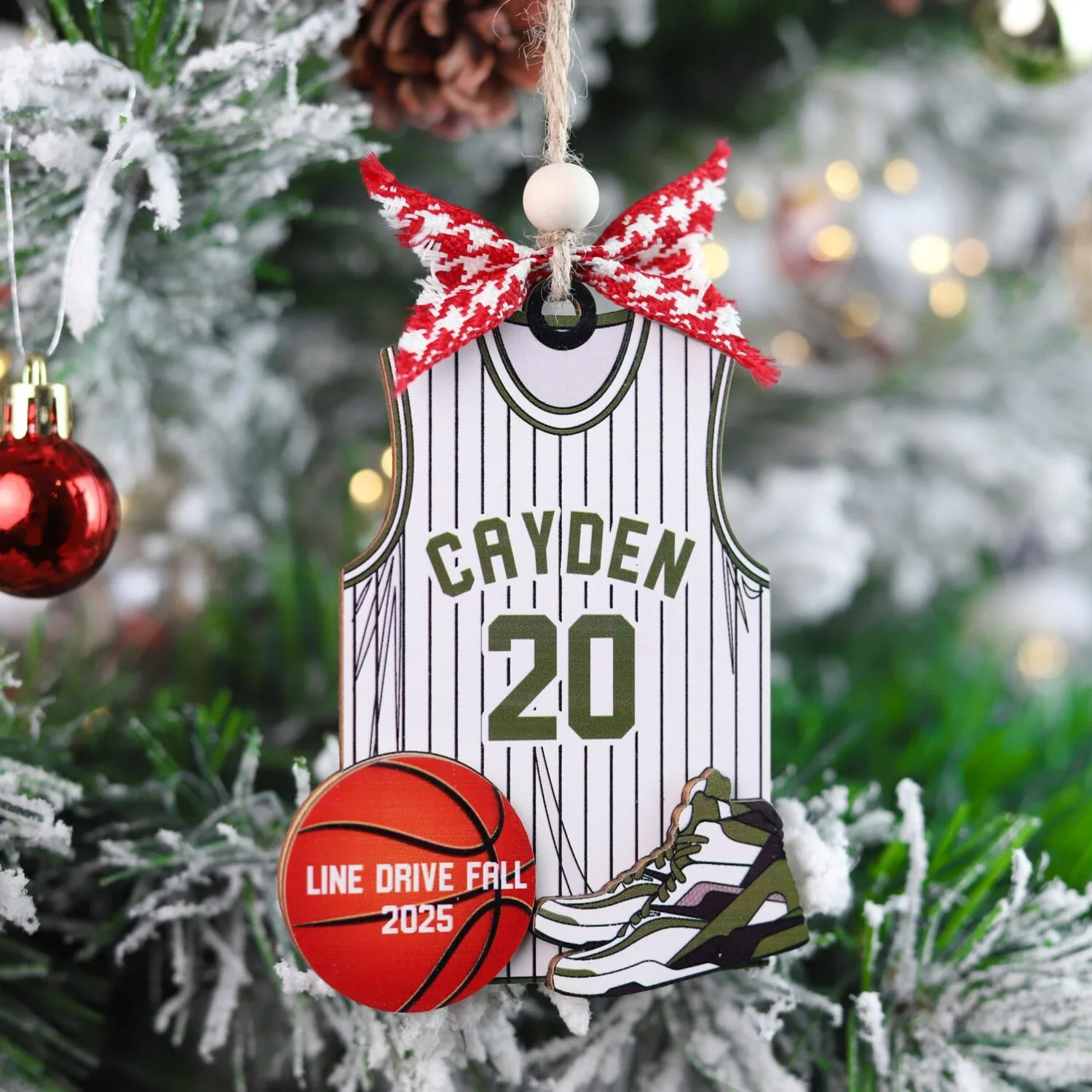 Personalized Basketball Player Christmas Ornament | Personalized Ornament - Image 12