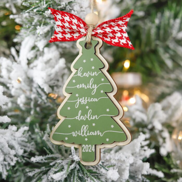 Personalized Grandkids & Pets Name Christmas Ornament | Personalized Ornament - Image 6