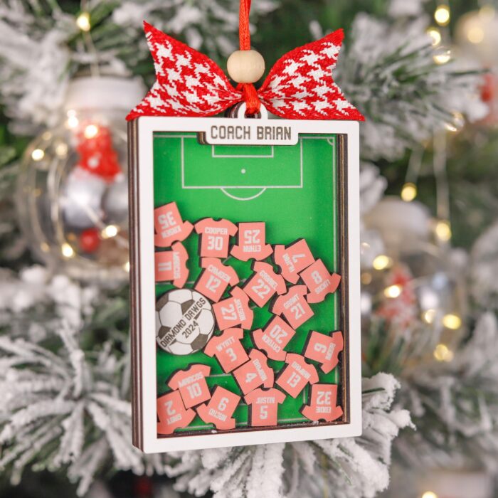 Personalized Soccer Shaker Ornament | Personalized Ornament - Image 7