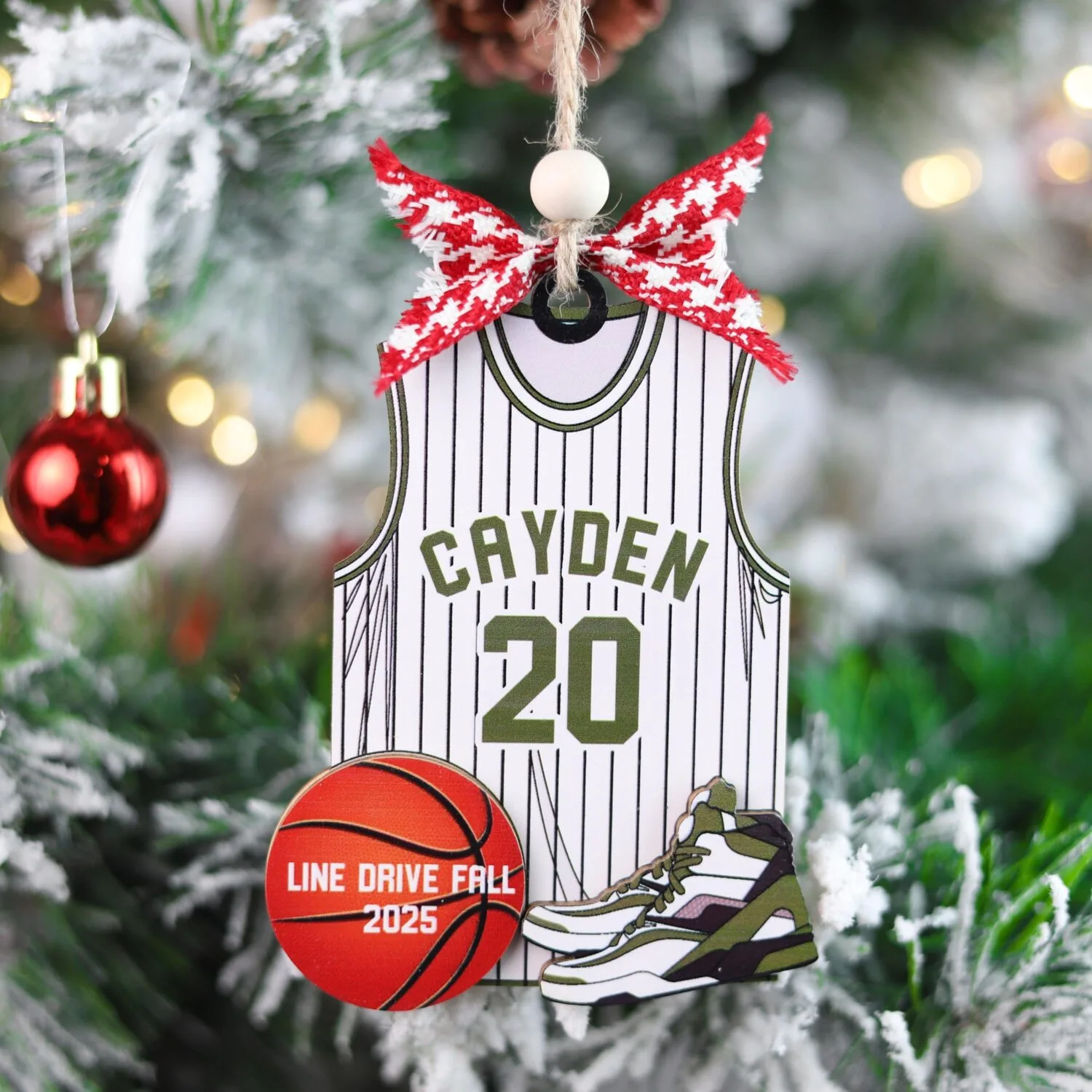 Personalized Basketball Player Christmas Ornament | Personalized Ornament - Image 9