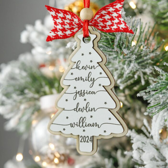 Personalized Grandkids & Pets Name Christmas Ornament | Personalized Ornament - Image 7