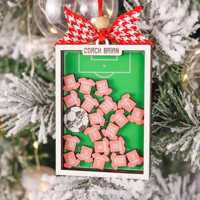 Personalized Soccer Shaker Ornament | Personalized Ornament - Image 9