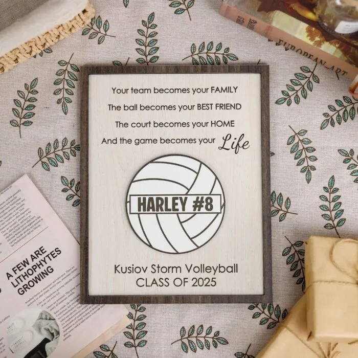 Personalized Volleyball Senior Plaque & Gift | Personalized Gift