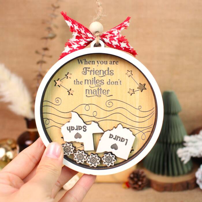 Personalized Sport Santa Hat Ornament – Custom Name & Holiday Keepsake | Personalized Ornament - Image 5