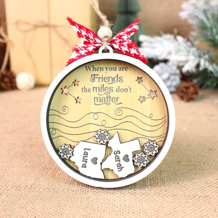 Personalized Sport Santa Hat Ornament – Custom Name & Holiday Keepsake | Personalized Ornament - Image 7