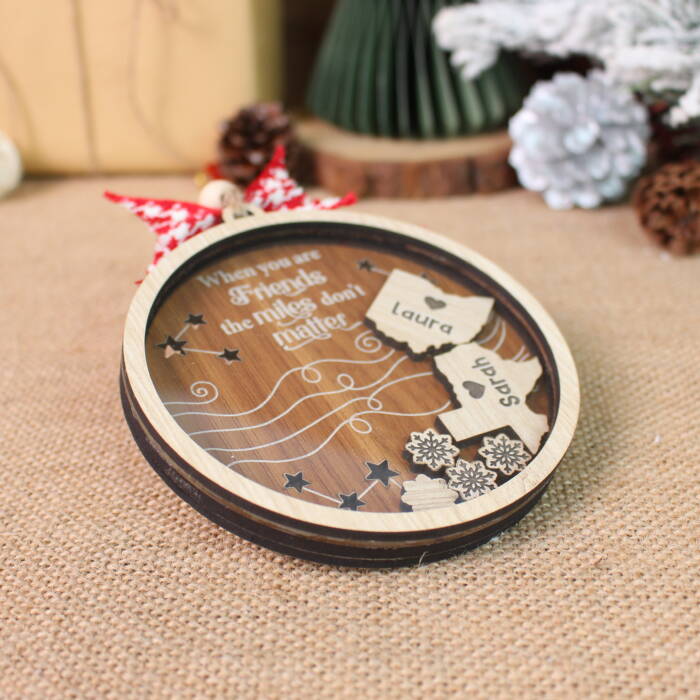 Personalized Sport Santa Hat Ornament – Custom Name & Holiday Keepsake | Personalized Ornament - Image 8