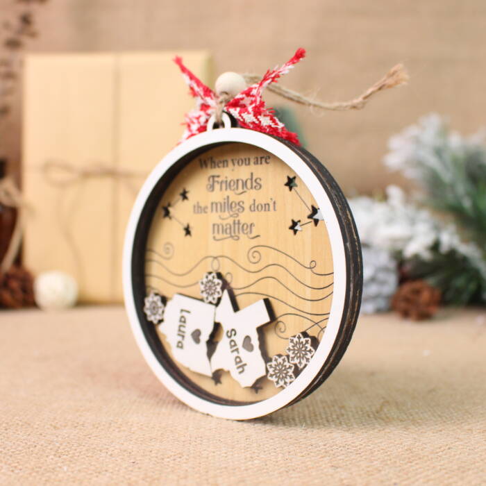 Personalized Sport Santa Hat Ornament – Custom Name & Holiday Keepsake | Personalized Ornament - Image 9