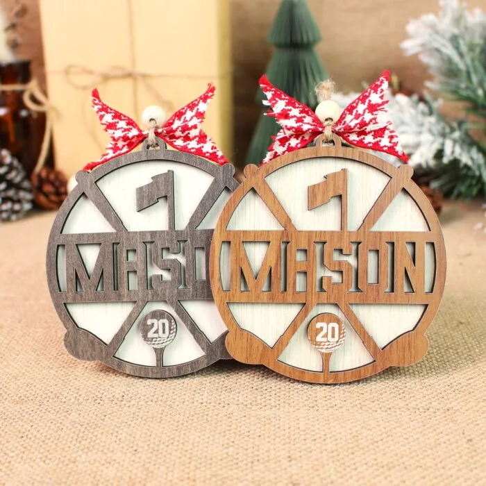 Personalized Golfer Name Ornament – Custom Name & 2025 Keepsake | Personalized Ornament