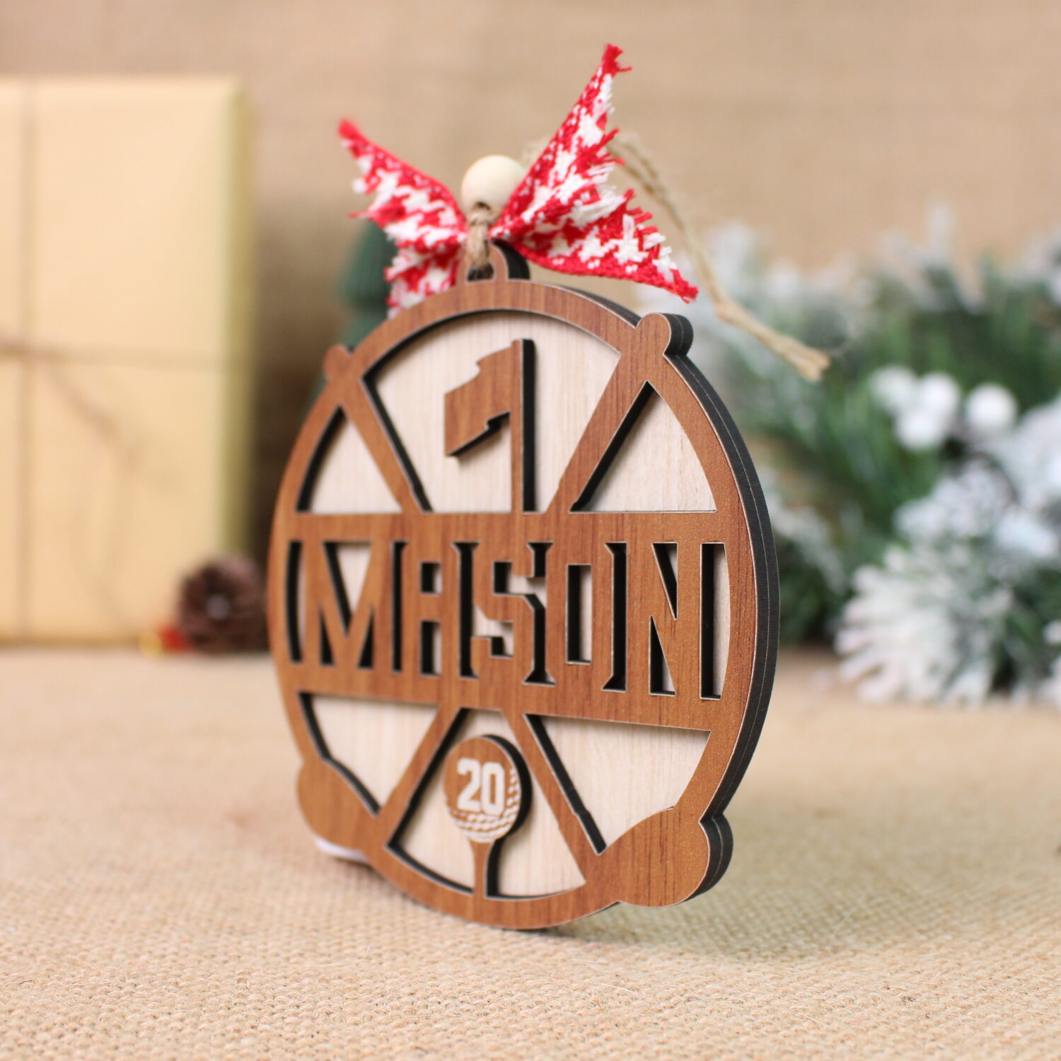 Personalized Golfer Name Ornament – Custom Name & 2025 Keepsake | Personalized Ornament - Image 8