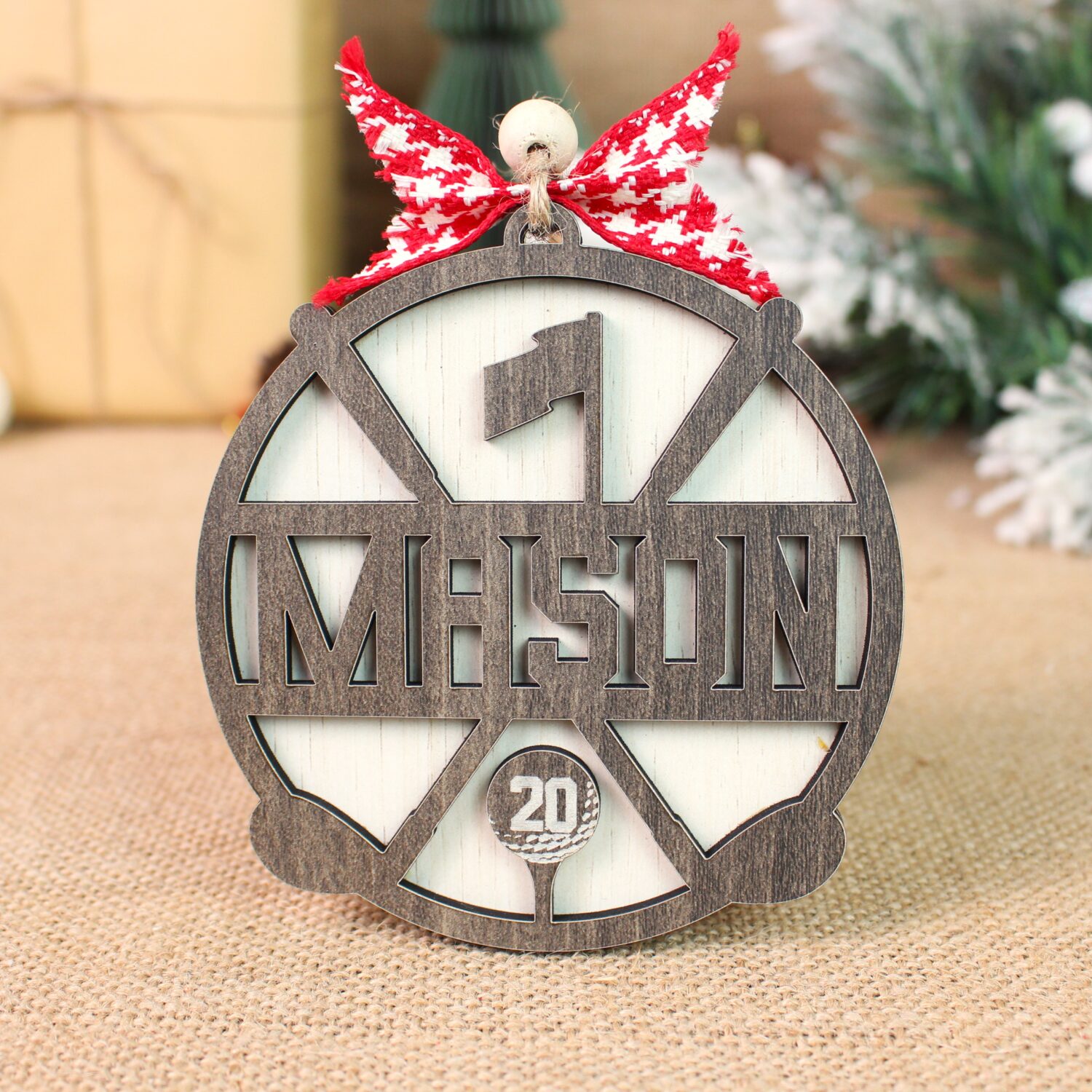 Personalized Golfer Name Ornament – Custom Name & 2025 Keepsake | Personalized Ornament - Image 7