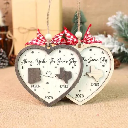 Always Under the Same Sky Ornament 2025 – Personalized Ornament