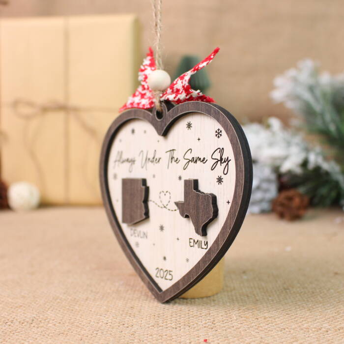 Always Under the Same Sky Ornament 2025 – Personalized Ornament - Image 7