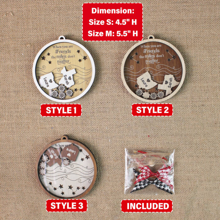 Personalized Sport Santa Hat Ornament – Custom Name & Holiday Keepsake | Personalized Ornament - Image 2